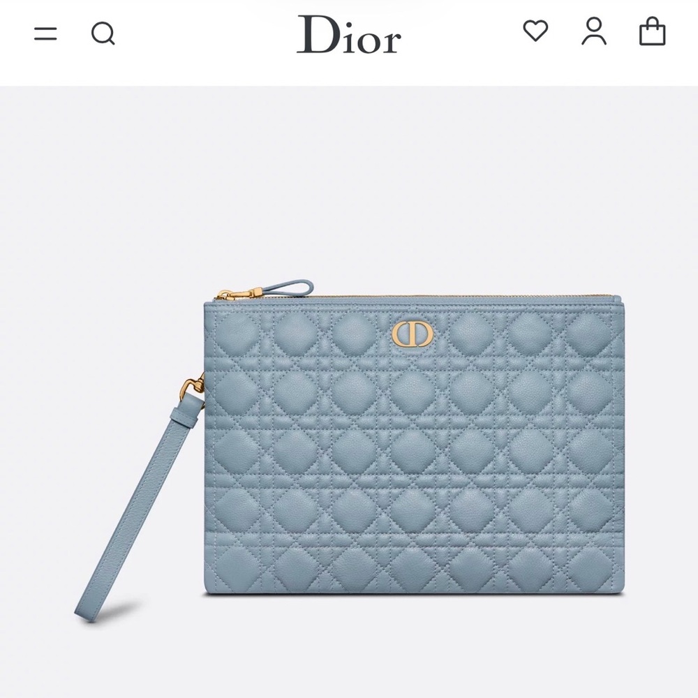 Large Dior Caro Daily Pouch